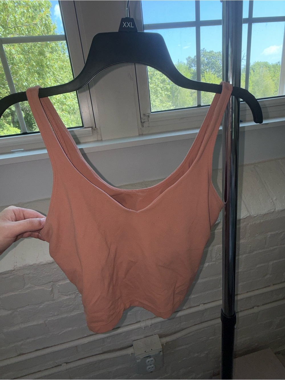 lululemon athletica Peach Scoop Neck Sports Bra